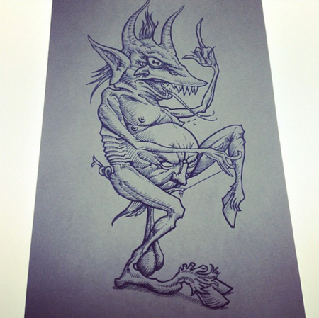 Tattoos - Daemon Drawing - 114008